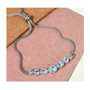 🆕 Sky Blue Topaz Bolo Bracelet